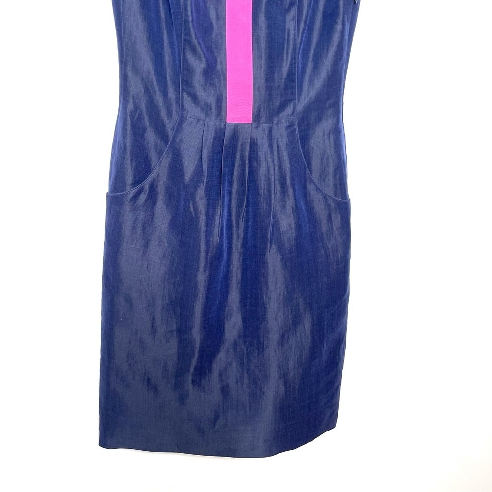 Giorgio Armani | Bateau Neckline Silk Sheath Dress - Picture 4 of 12